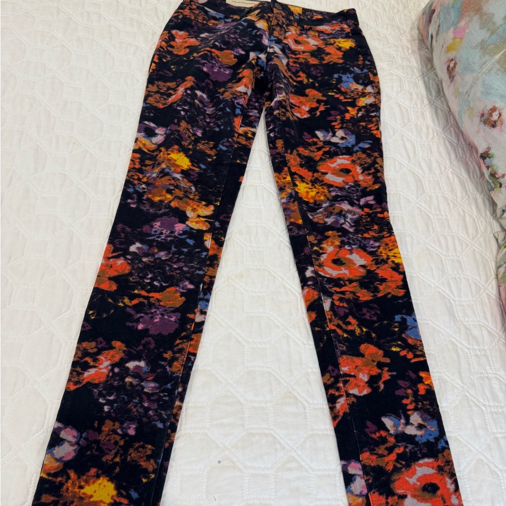 Pilcro and The Letterpress Floral Print Women's Pants